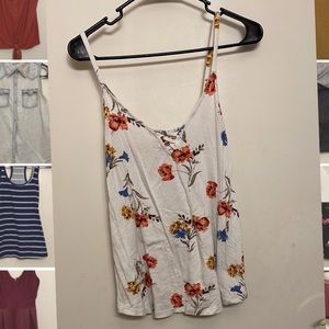 Flowy floral tank top